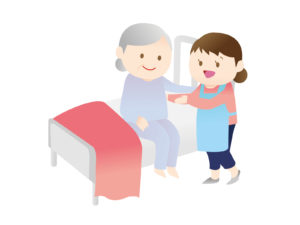 端座位リハビリ